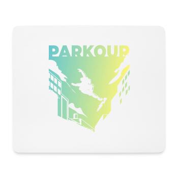 Parkour Freerunning Gift Idea Parkour Freerunn - Mouse Pad (horizontal) - white - Front