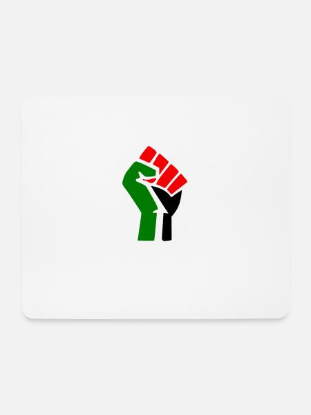 Freies Palästina - Mousepad (Querformat) - Weiß