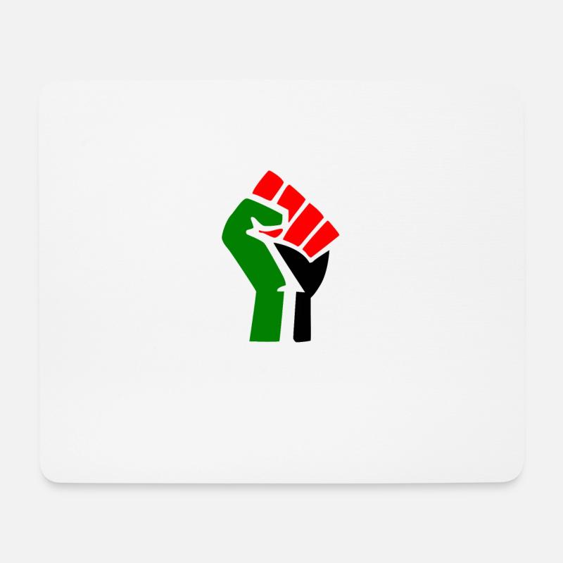 Free Palestine - Mouse Pad (horizontal) - white