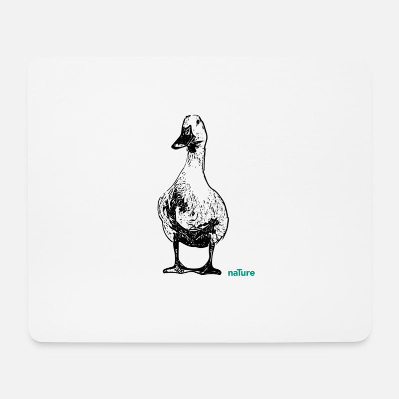 Duck - Mouse Pad (horizontal) - white