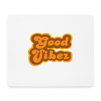 Good Vibez dans le fonds des années 70 - Tapis de souris (format paysage) - blanc - Devant