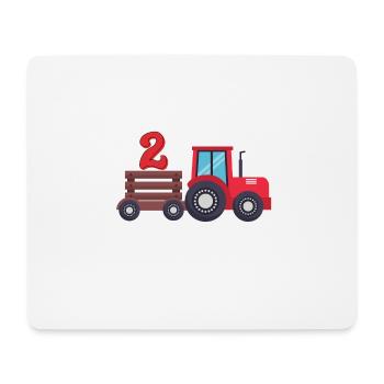 2. Geburtstag - Mousepad (Querformat) - Weiß - Vorne