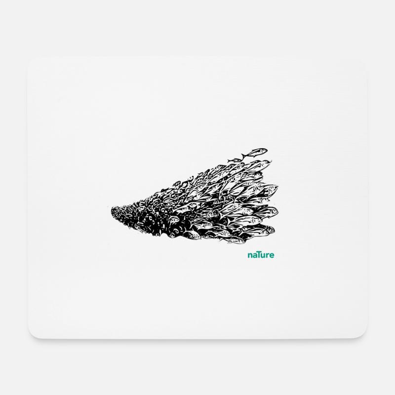 Fishes - Mouse Pad (horizontal) - white