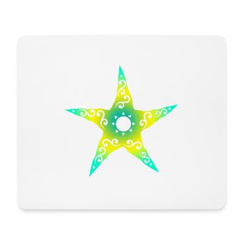 Maori Starfish Polynesian Tribal Tattoo Gift - Mouse Pad (horizontal) - white - Front