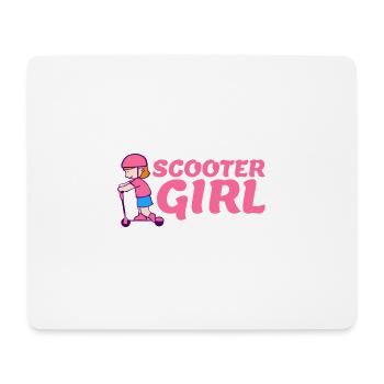 Scooter Girl Lover Lustige Geschenkidee - Mousepad (Querformat) - Weiß - Vorne