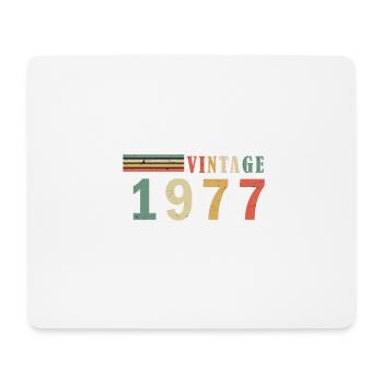 Jahrgang 1977 - Mousepad (Querformat) - Weiß - Vorne