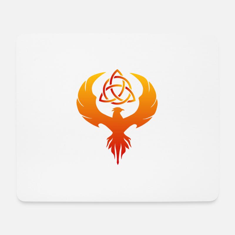 Celtic Symbol Phoenix Tattoo Celtic Knot Gesch - Mouse Pad (horizontal) - white