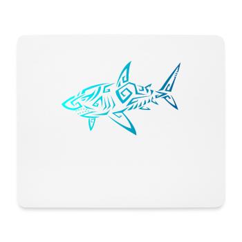 Hawaii Mano Tribal Shark Ocean Life Shark Geschenk - Mousepad (Querformat) - Weiß - Vorne