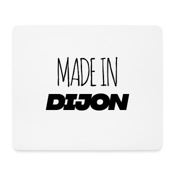Dijon Mit typischem Humor gemacht - Mousepad (Querformat) - Weiß - Vorne