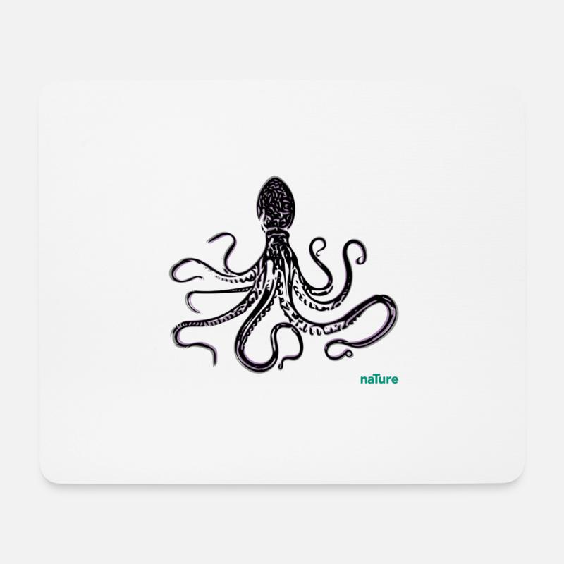 Octopus - Mouse Pad (horizontal) - white