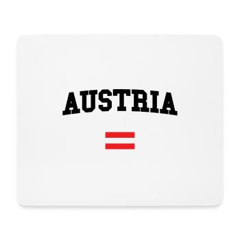 AUTRICHE - Tapis de souris (format paysage) - blanc - Devant