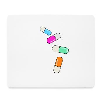 pills variant - Mousepad (Querformat) - Weiß - Vorne