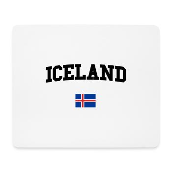 ICELAND - Mouse Pad (horizontal) - white - Front