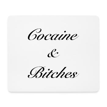 cocaine & B ... - Mouse Pad (horizontal) - white - Front