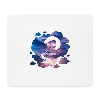 Double Exposure Kite Surfing Abenteuer Geschenk - Mousepad (Querformat) - Weiß - Vorne