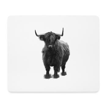 Galloway Rind - Mousepad (Querformat) - Weiß - Vorne