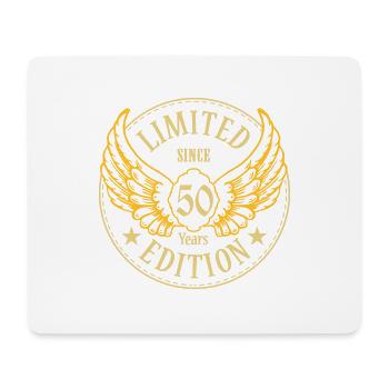 50 Years LE Adler Flügel farbwahl - Mousepad (Querformat) - Weiß - Vorne
