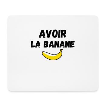 Avoir la banane fruit marrant - Tapis de souris (format paysage) - blanc - Devant