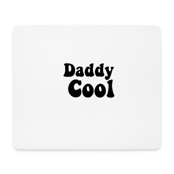 Daddy Cool (Typo 3, black) - Mouse Pad (horizontal) - white - Front