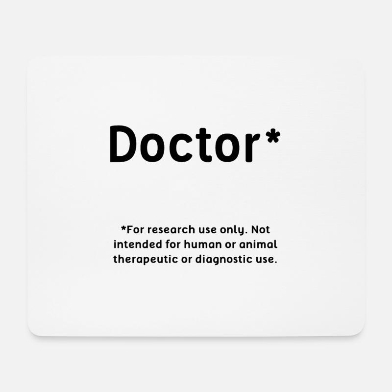Doctor Student Phd Geschenk - Mousepad (Querformat) - Weiß