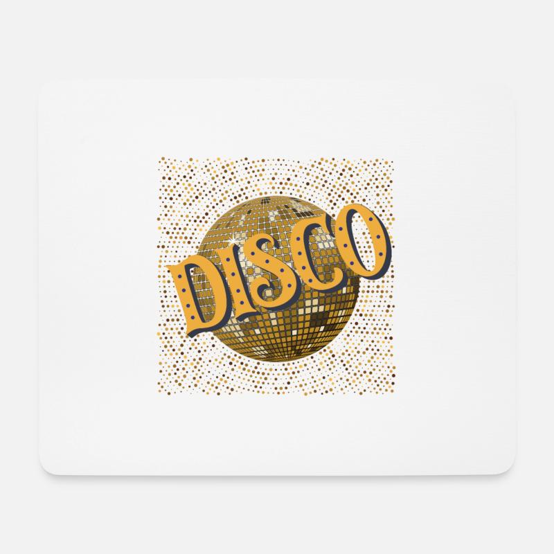 Disko. - Mousepad (Querformat) - Weiß