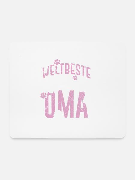 Hundebesitzer Weltbeste Hunde Oma Hundebesitzer - Mousepad (Querformat) - Weiß