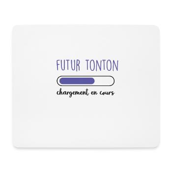 futur tonton en cours - Tapis de souris (format paysage) - blanc - Devant