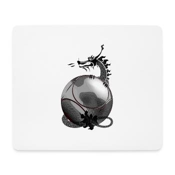 Boule dragon tattoo - Mousepad (Querformat) - Weiß - Vorne