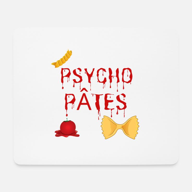Psychopathen - Mousepad (Querformat) - Weiß