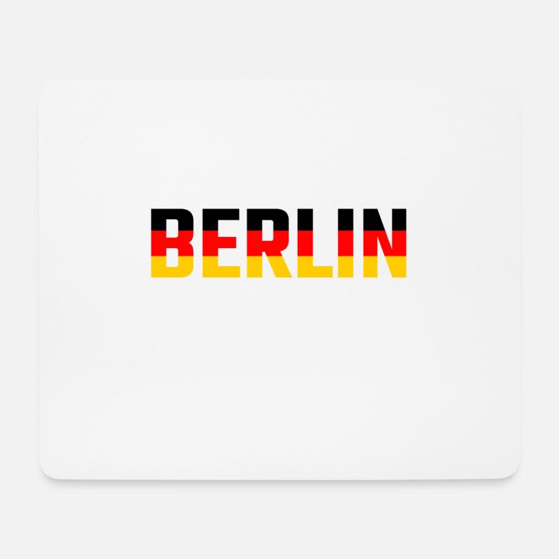 Berlin - Mouse Pad (horizontal) - white