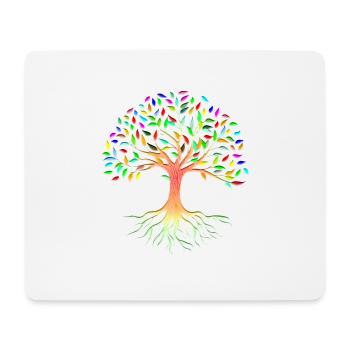 Mutter Natur Wurzeln Baum Lebensbaum - Mousepad (Querformat) - Weiß - Vorne