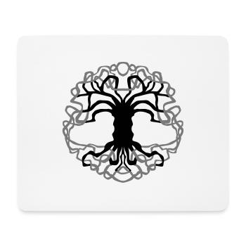 Tree of life, celtic, esoteric, gift idea, symbol - Mouse Pad (horizontal) - white - Front