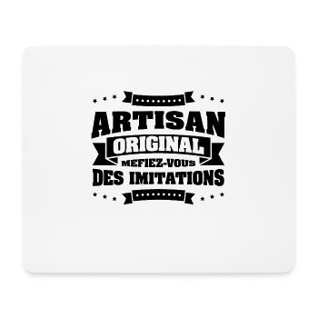 ARTISAN ORIGINAL - Tapis de souris (format paysage) - blanc - Devant