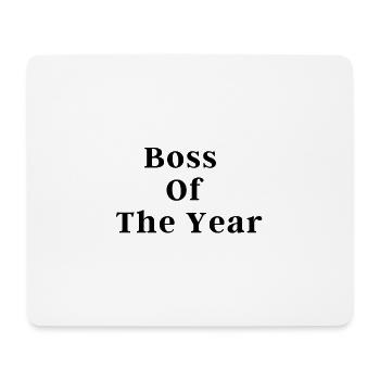 Boss of the year - Tapis de souris (format paysage) - blanc - Devant