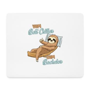 Bachelor Geschenk Spruch - Mousepad (Querformat) - Weiß - Vorne