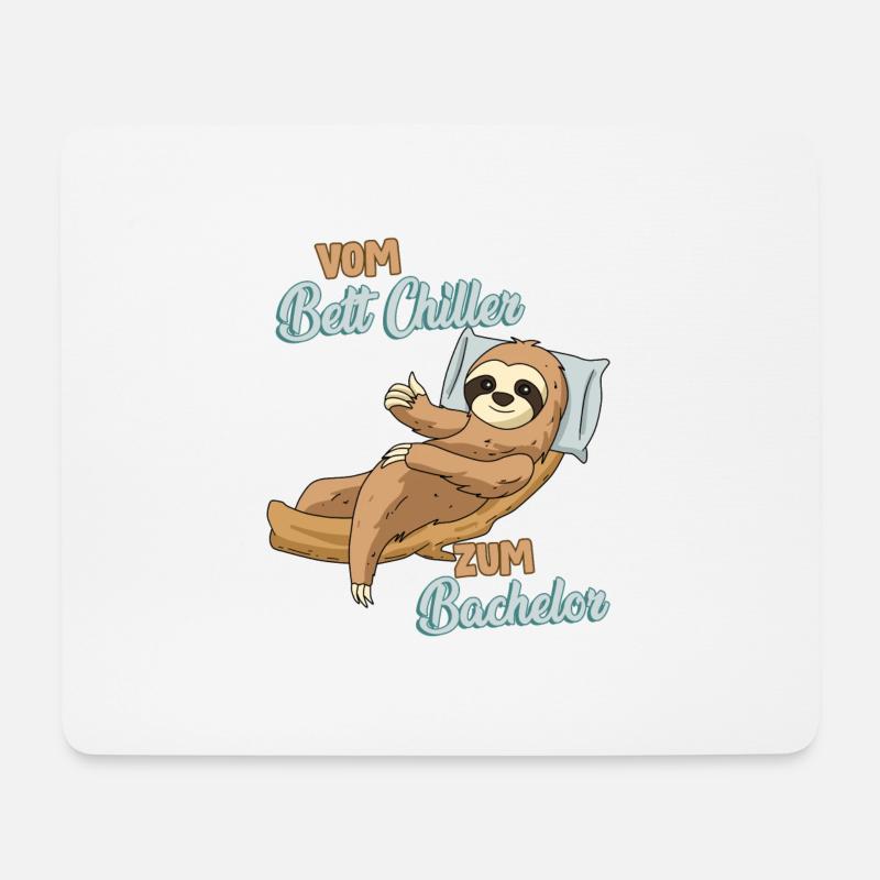 Bachelor Geschenk Spruch - Mousepad (Querformat) - Weiß