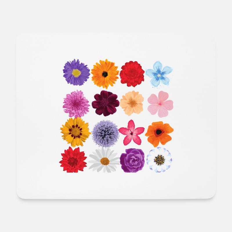 Leicht von Pflanzen abgelenkt - Mousepad (Querformat) - Weiß