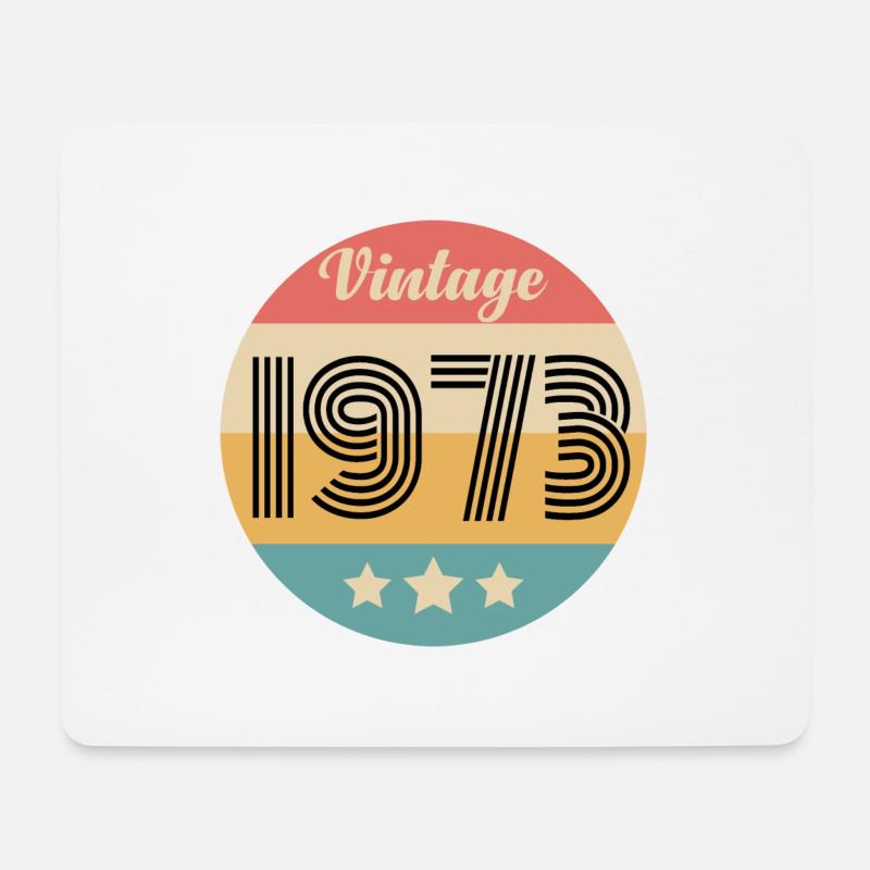 Jahrgang 1973 - Mousepad (Querformat) - Weiß