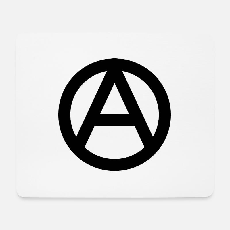 Anarchy - Mousepad (Querformat) - Weiß
