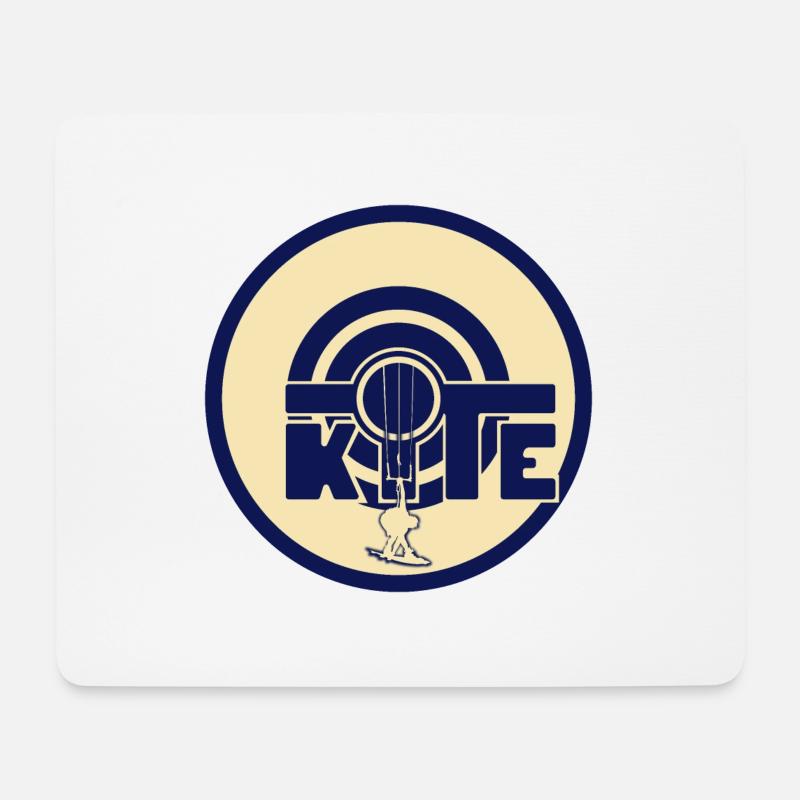 KITE Kitesurfen - Mousepad (Querformat) - Weiß