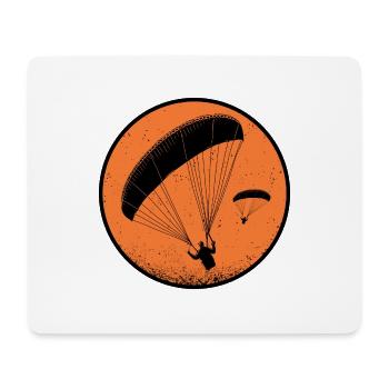 parapente parapentiste paraglider paragliding - Tapis de souris (format paysage) - blanc - Devant