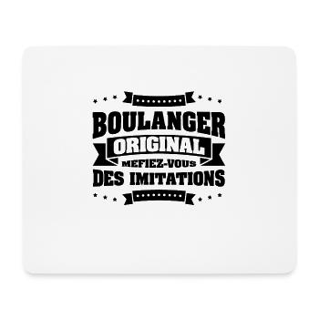 BOULANGER ORIGINAL - Tapis de souris (format paysage) - blanc - Devant