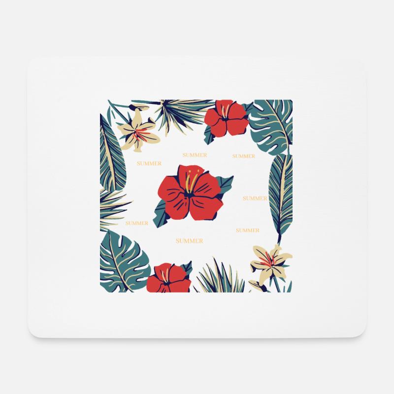 Sommer, Sommer, Sommer - Mousepad (Querformat) - Weiß