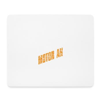 Dirt bike motocross saying engine to head free - Mouse Pad (horizontal) - white - Front