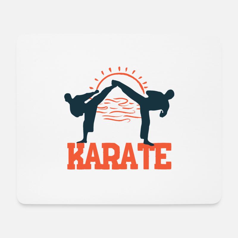 Karate-Do - Mousepad (Querformat) - Weiß