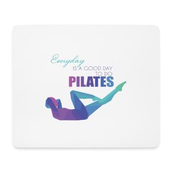 Pilates - Tapis de souris (format paysage) - blanc - Devant