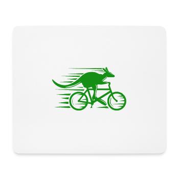 Australien Känguru Radfahrer Radfahren Geschenk - Mousepad (Querformat) - Weiß - Vorne