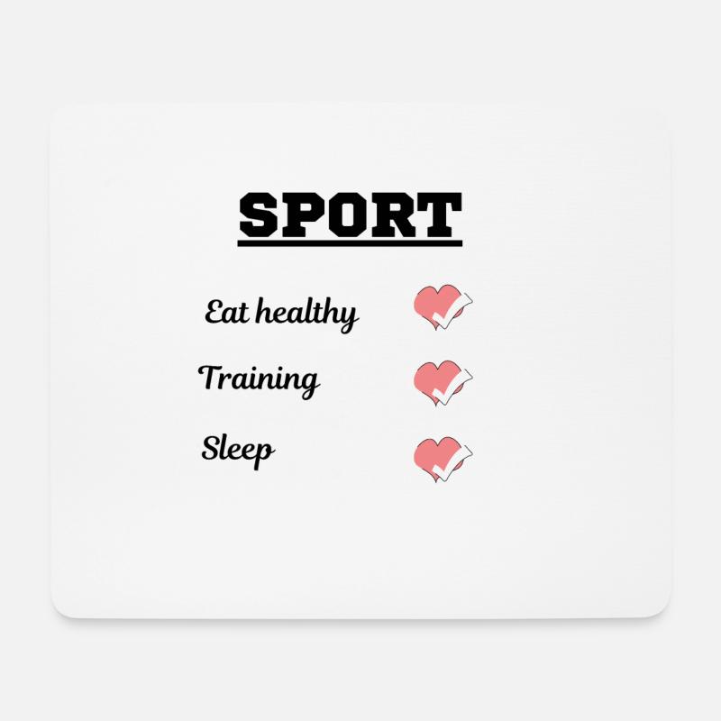 Sport - Mouse Pad (horizontal) - white