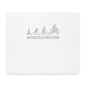 Motorcycle Evolution Motocross Homme Développement - Tapis de souris (format paysage) - blanc - Devant