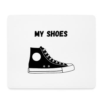 MY SHOES - Mouse Pad (horizontal) - white - Front